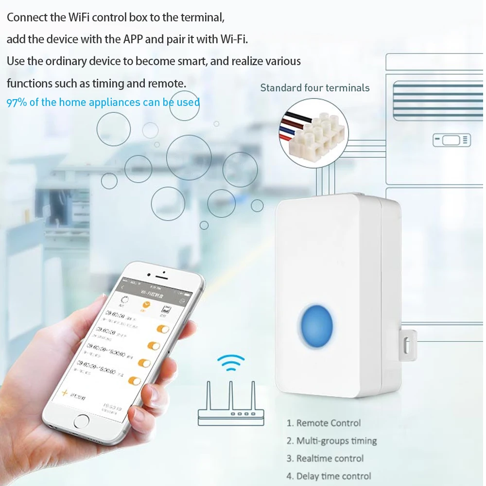 Broadlink SC1 умный дом Wi-Fi коммутатор модули автоматизации Wifi приложение 2 4 ГГц