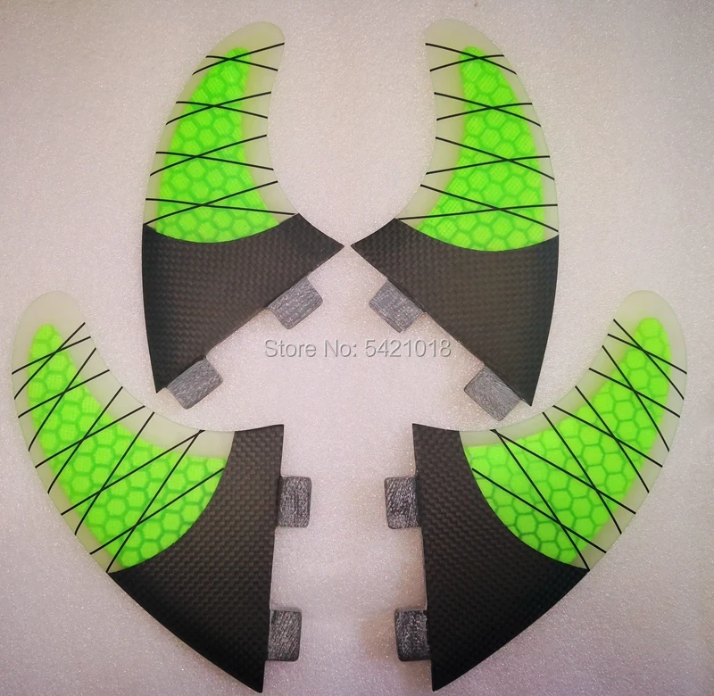 Плавники для серфборда FC II 2 1 четырехъядерный комплект SurfFin G7G5 G5GX L S M Quad