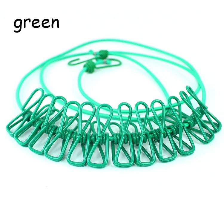 Вешалка для одежды складная 12 зажимов|Вешалки и крючки| |