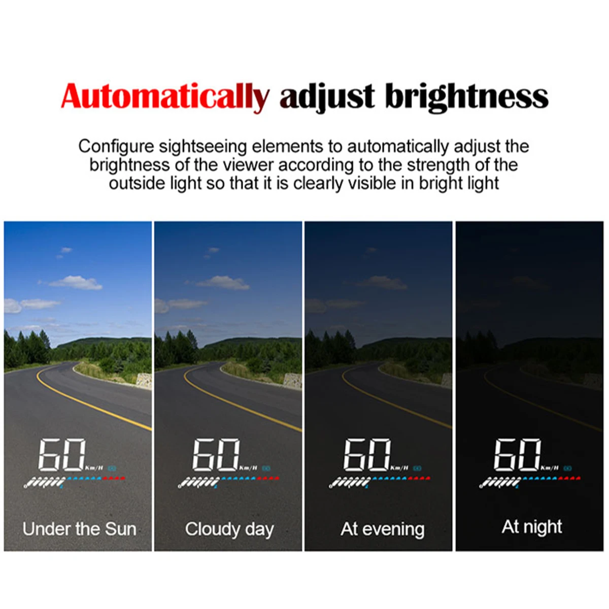 DC11-18V 3.5inch multifunctions Car OBD GPS dual system Hud Speedometer Black Head Up Display Digital Speed Windshield Projector |