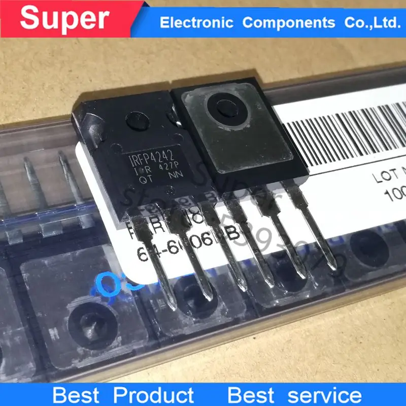100% nuevo 5 unids/lote MOSFET IRFP4242PBF IRFP4242 TO 247 IRFP4232 транзистор оригинальный 300V46A|Аксессуары для