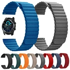 Ремешок кожаный магнитный для смарт-часов TicWatch Pro 3 202GTX, Аксессуары для часов TicWatch E3GTH Correa, 20 22 мм