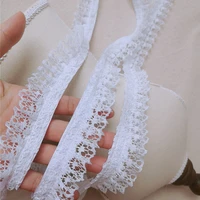 1yard high quality lace fabric craft supplies 3cm embroidery ribbon lace guipure sewing trimmings dress decoration dentelle kq28