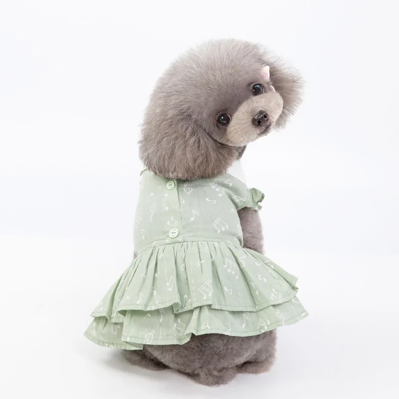 

YooLook Cartoon Dogs Clothes News Sweet Dogs Clothes for Small Medium Dogs Summer Pet Clothes Dress Printing Ropa Para Perros