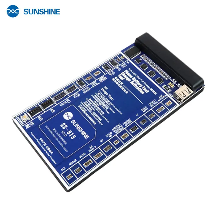 ss 915 universal battery activation board quick charging with usb cable iphone samsung android cell phone battery repair tool free global shipping