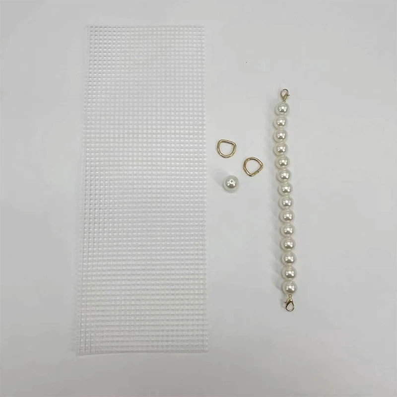 

Mesh Knitting Lining Weaving Plastic Mesh Sheet Accessories Wool Yarn Velvet DIY Handbag Bag Weaving Tools Easy Knit Helper L5YB