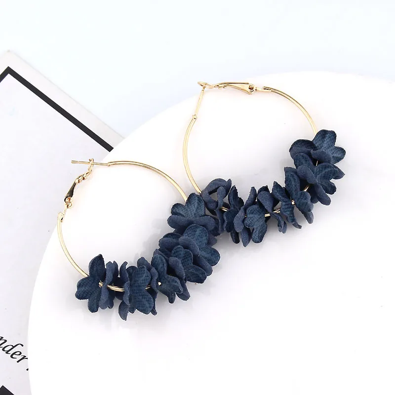 

2020 Women Earring Fashion Bohemia petal Earrings For Women Brinco bride's wedding Accessories for Jewelry Gifts free shipping