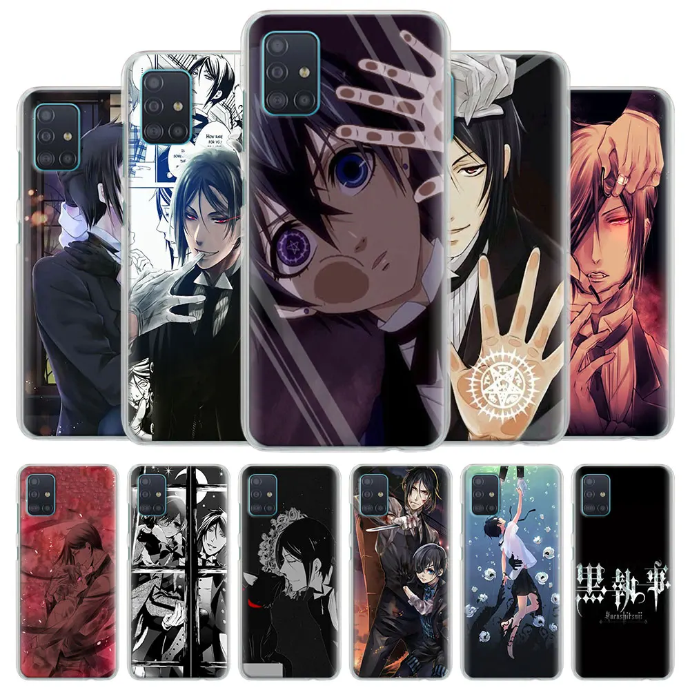 Phone Case Coque for Samsung Galaxy A51 A71 A10 A10e A10s A20 A30 A40 A50 A70 S A91 Hard Cover Anime Butler Kuroshitsuji | Мобильные