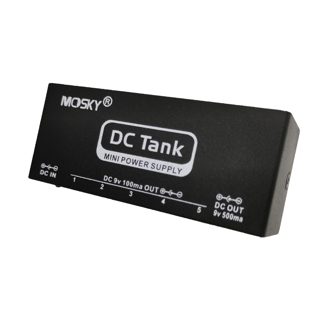 Блок питания для гитары Mosky DC Tank 9 В 6 изолированных выходов Аксессуары мини