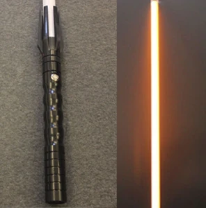 black-orange ZJW YDD светильник саблей с когтями игрушки 100 см 6 цветов светильник саблей металлический меч RGB лазер джедай ситх люк светильник саблей металлическая ручка меч - Цвет: black-orange