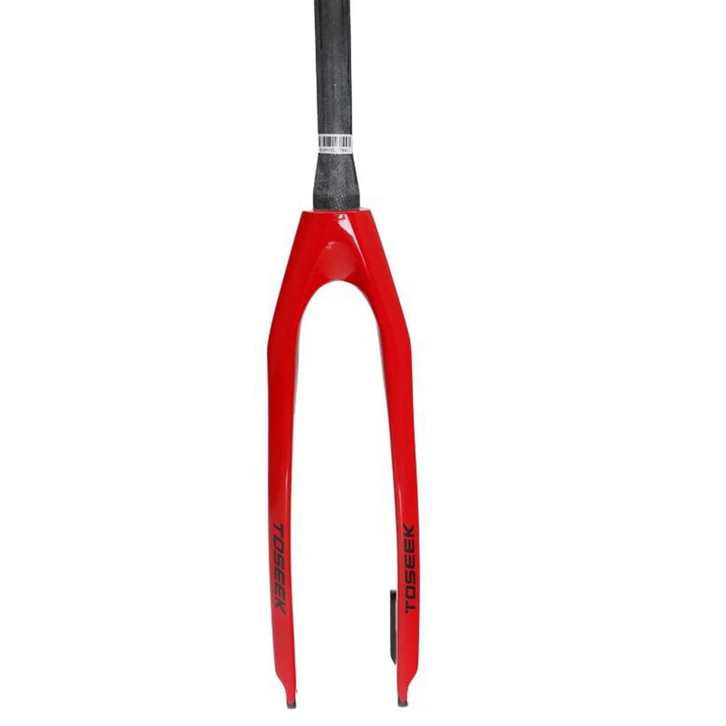 Велосипедная вилка TOSEEK жесткая из углеродного волокна дисковый тормоз 26 ER/27 5 ER/ 29
