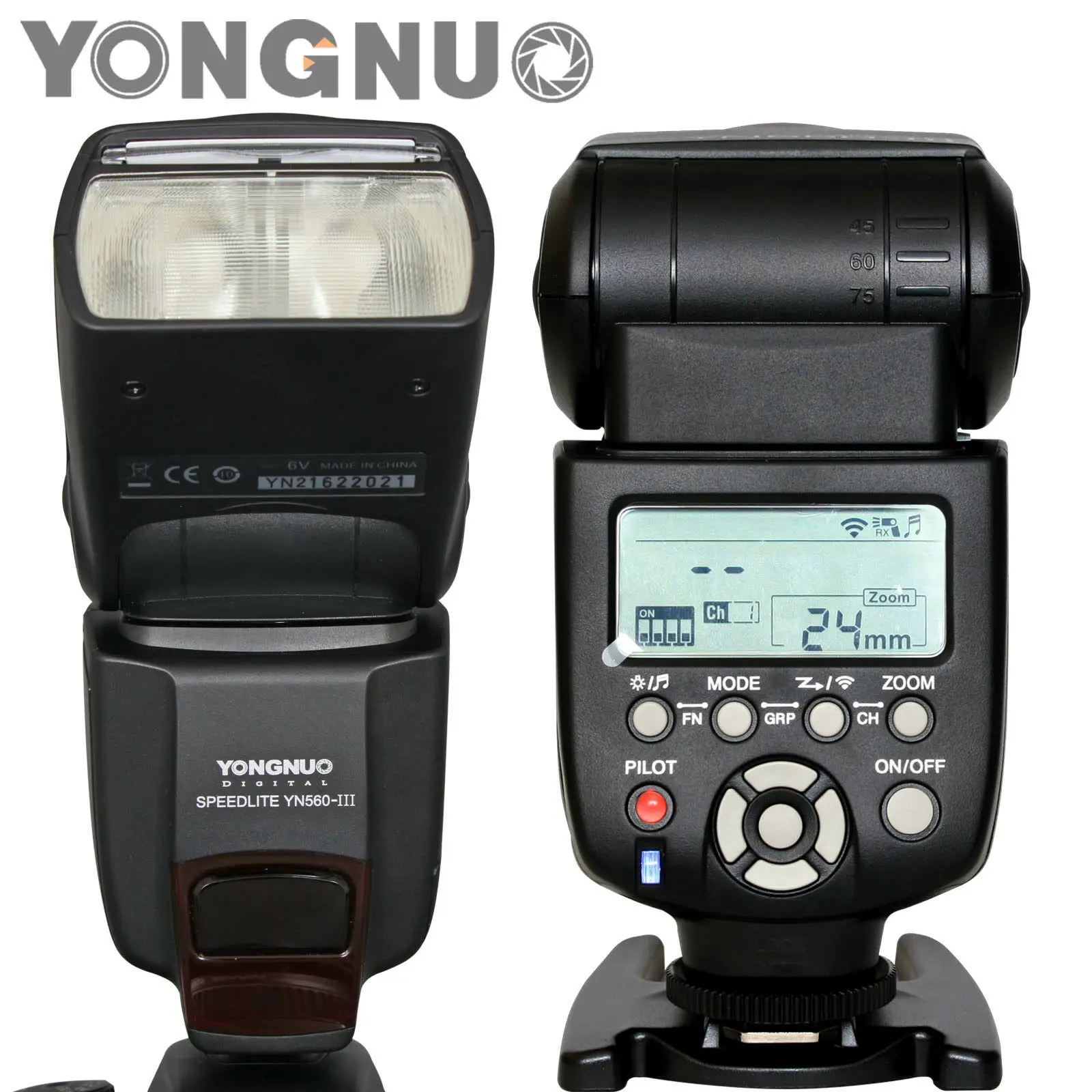 Yongnuo YN560 III YN560III Вспышка Speedlite беспроводной фонарик вспышка для Canon Nikon Pentax Olympus Panasonic DSLR камеры