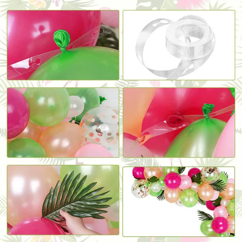 

Hawaiian Balloons Garlands Hawaii Party Tropical Aloha Party Wedding Birthday Party Jungle Safari Summer Beach Theme Parti DIY