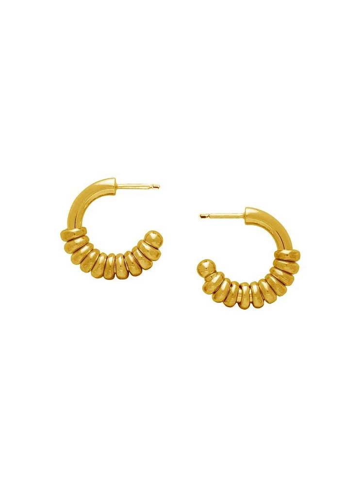 

Brass With 18k Gold Cumulate Statement Earrings Women Jewelry Party Boho T Show Gown Runway Party Rare Korean Japan Trendy INS