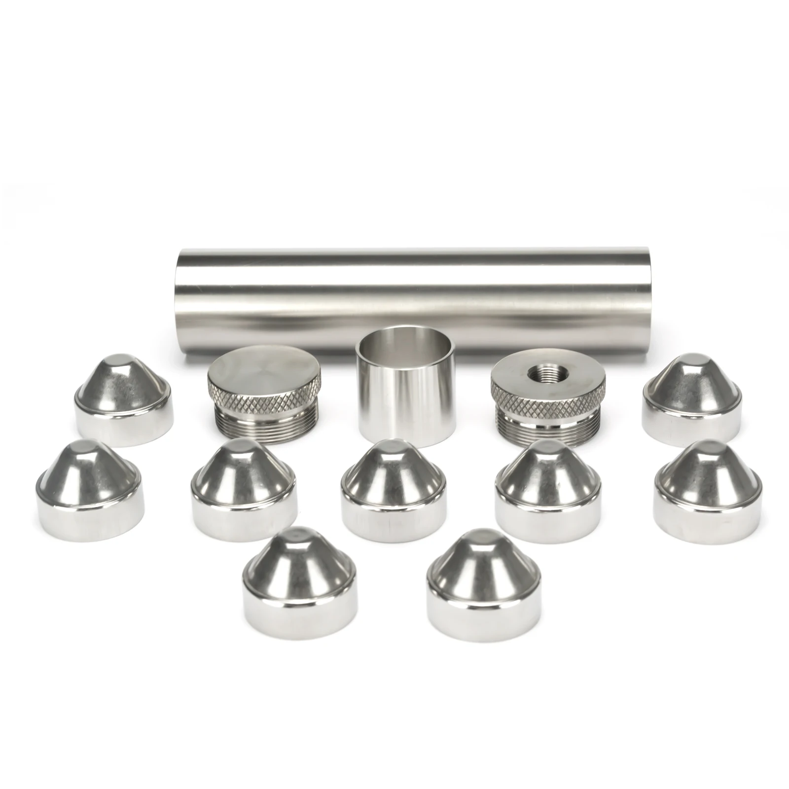 

7 "L титановая трубка 1,45" OD 1,25 "ID трубка 1/2x28, 5/8x24, 9x ловушка для растворителей стаканы из нержавеющей стали топливный фильтр для Napa 4003 Wix 24003