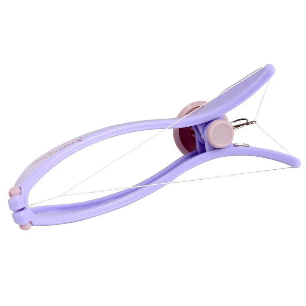

Facial hair removal remover Spring Thread Epilator Face Loser DIY Makeup Beauty Tool for Cheek Eyebrows Manual hair removal clip