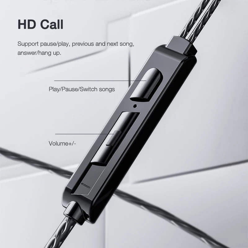 Наушники-вкладыши проводные с микрофоном 3 5 мм шумоподавление - купить по