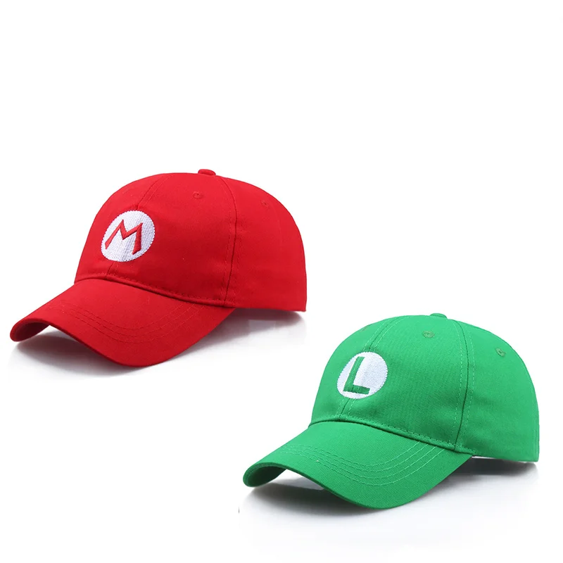 Аниме Супер шапка Марио Кепка Luigi Bros Косплей бейсбольный костюм Хэллоуин