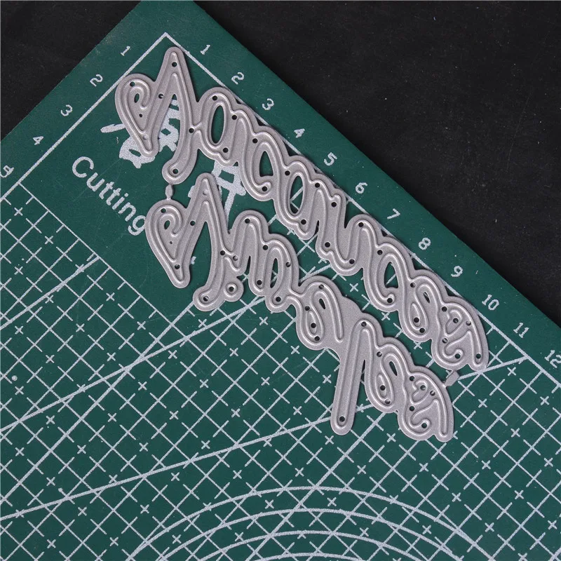 Французское слово металлические режущие штампы для скрапбукинга Diy высечки