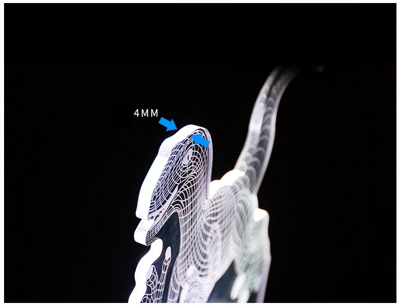 3D мульти дизайнерский акриловый Ночной светильник настольная панель украшение