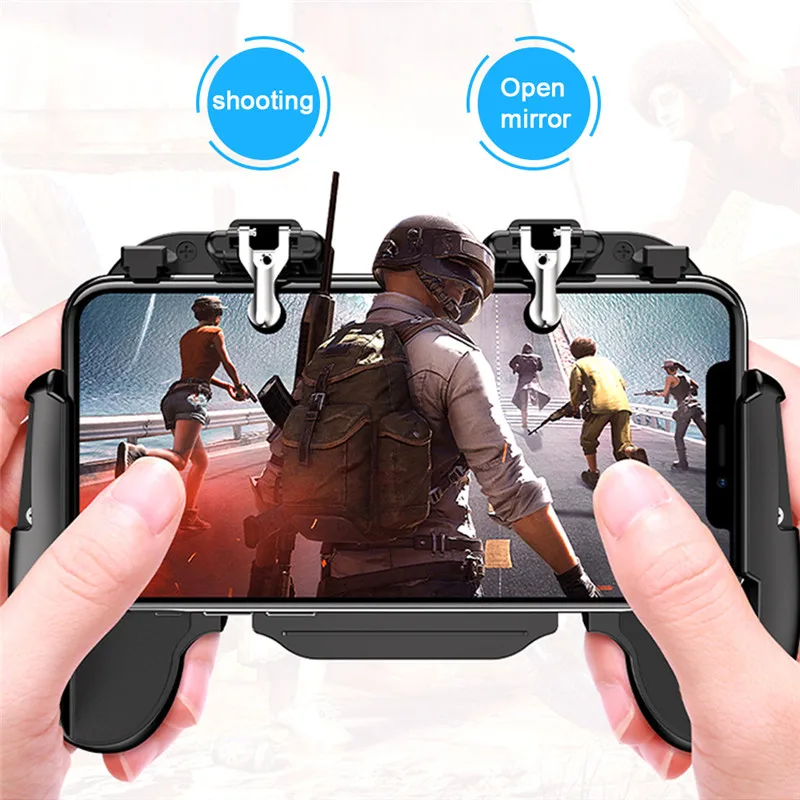 Mobile Phone Cooler Pubg Controller Gamepad Shooter Mute Fan Joystick Joypad Portable | Игрушки и хобби