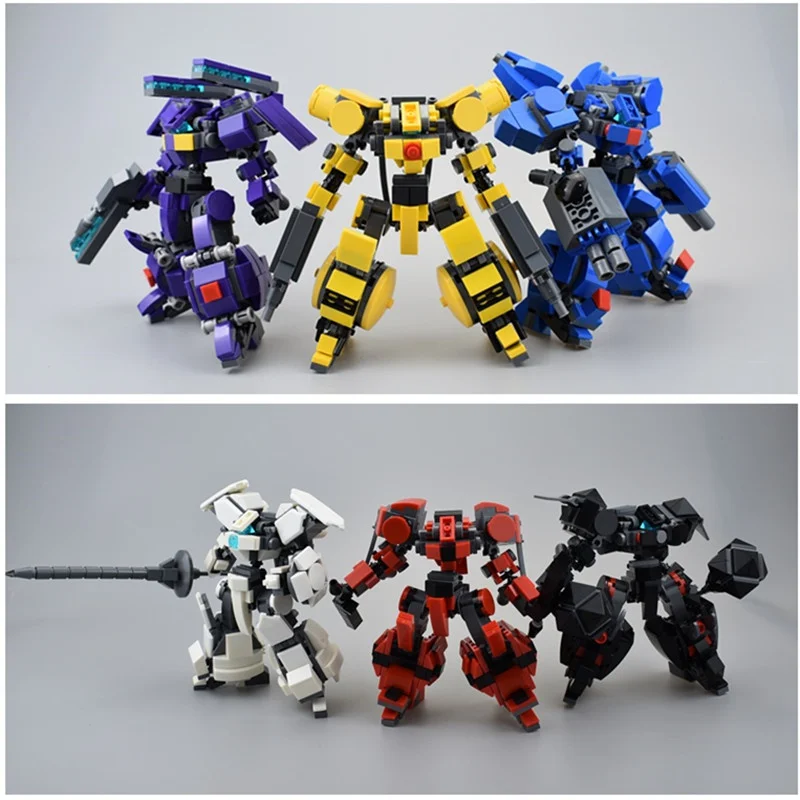 7 типов, сборные модели, наборы DIY, модель MOC Mecha, мелкие строительные блоки, сборные игрушки