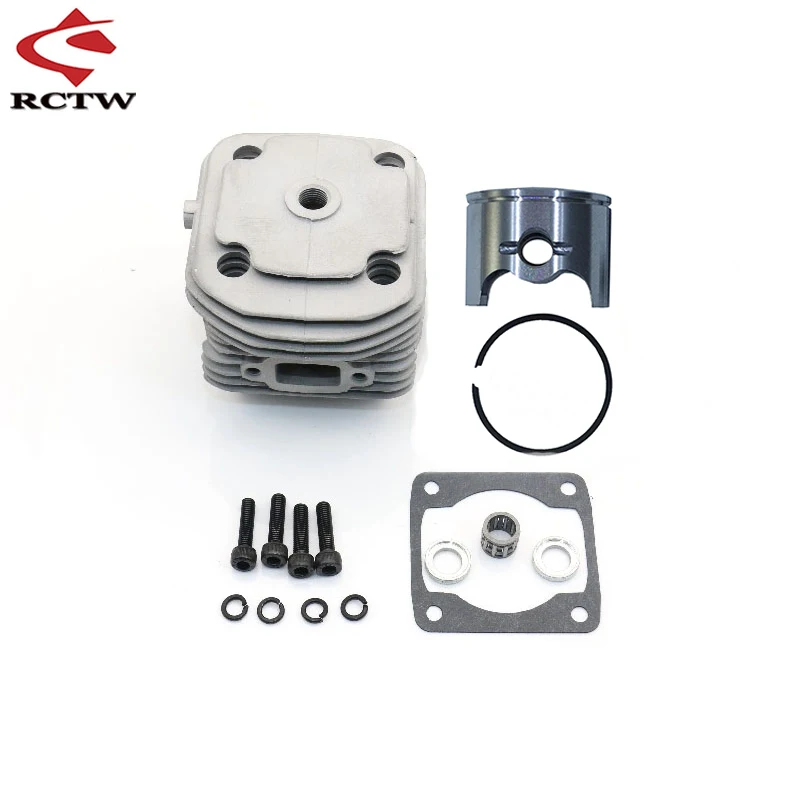 Цилиндр с 4 отверстиями 38CC и поршневой комплект подходит для двигателя 1/5 Hpi ROFUN Rovan