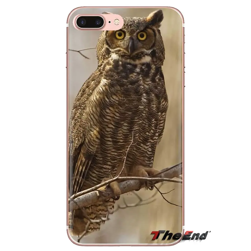 animals birds owl Trees wallpaper For Huawei Mate Honor 4C 5C 5X 6X 7 7A 7C 8 9 10 8C 8X 20 Lite Pro TPU Transparent Shell Cases |
