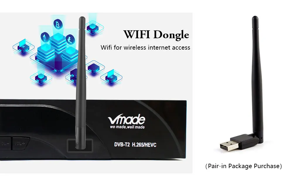 Vmade DVB T2 K6 scart цифровая наземная ТВ-приставка Full HD 1080p поддержка H.265/HEVC HDMI звук DVB T2 ТВ-приёмник тюнер+ USB wifi