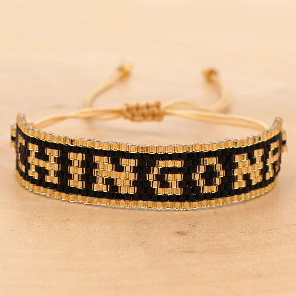 Go2boho Miyuki браслет для женщин подарок мексиканские Pulseras Бусы Браслеты CHINGONA Power