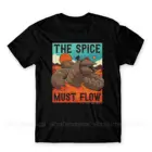 Мужские футболки Фрэнка гердана Берта загадочного, забавная футболка с надписью The Spice Must Flow, крутая футболка с коротким рукавом, футболка из чистого хлопка для взрослых