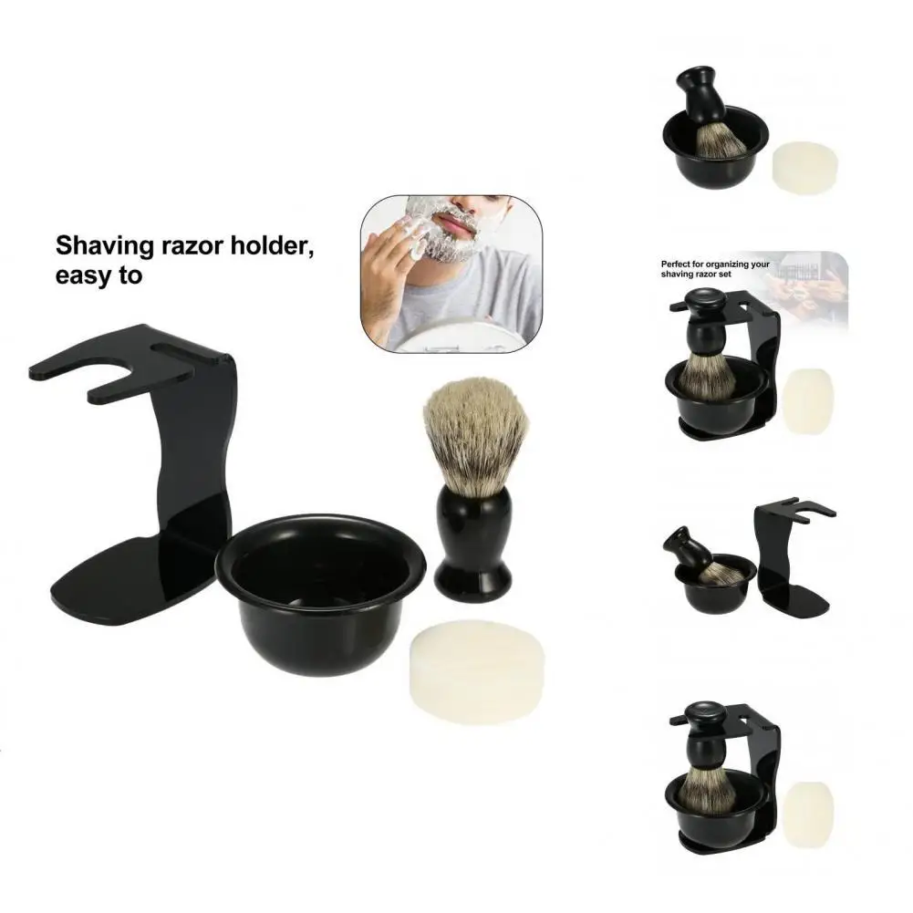 

1 Набор кистей для бритья, Портативный косметический инструмент для красоты, Мужская кисть для бороды, инструмент для чистки волос, кисть для бороды для парикмахера