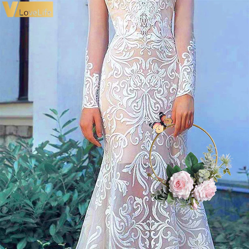 Цветочная Гирлянда деревенский венок Винтаж принадлежности для украшения