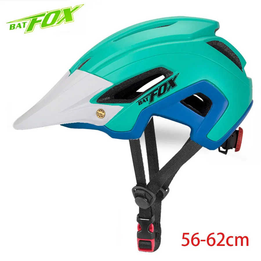 BATFOX велосипедный шлем Bicycke MTB велосипедные шлемы оранжевые мужские горные защитные шлемы для езды на велосипеде Fietshelm женские сверхлегкие спортивные шлемы для активного отдыха - Цвет: 692-Blue-White