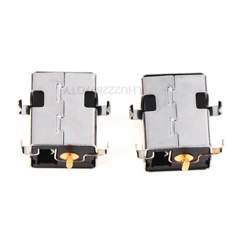 2 pcs NEW Gold-plated DC Power Jack Connector for ASUS K43 A43 X43 A53 A43S A53S