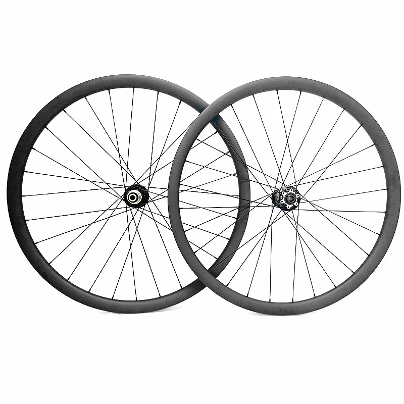 Rueda de disco de carbono 24er para bicicleta de montaña, sin tubo, pillar, 100 radios, XC, 30x30mm, 135x9, 1420x9