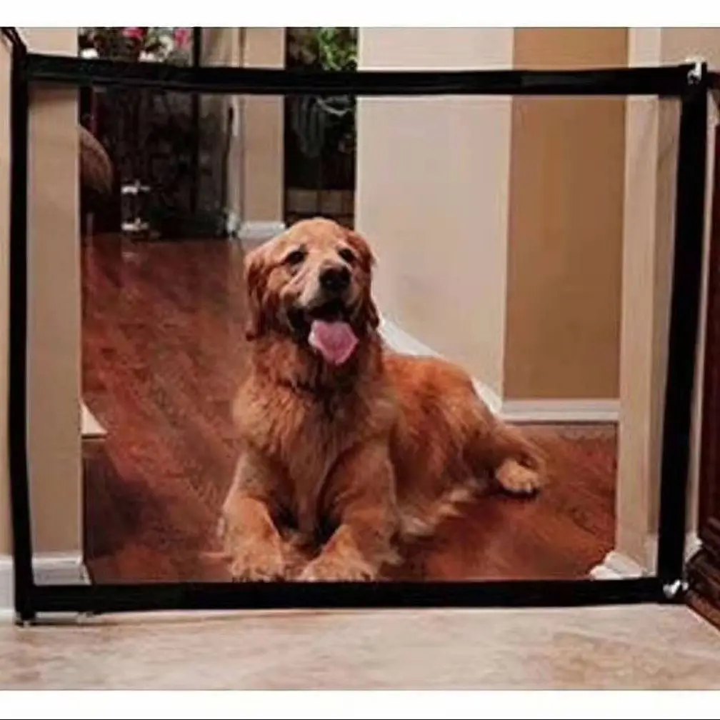 Portable folding dog isolation net pet isolation fence dog obstacle protection fence