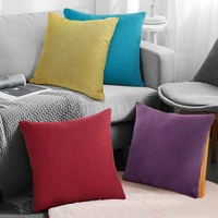 decorative throw pillows cushion solid color pillow cover sofa chair car cushion multi color