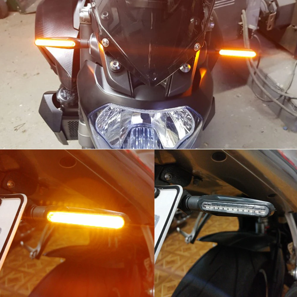 Универсальный фонарь для мотоцикла с поворотными сигналами мигающий