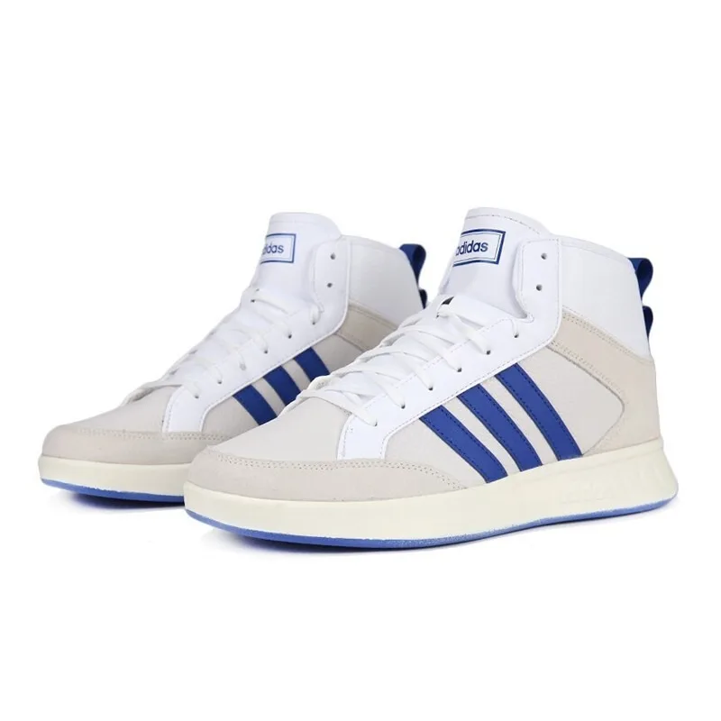 Новинка оригинальные мужские теннисные туфли Adidas COURT80S кроссовки средней длины |