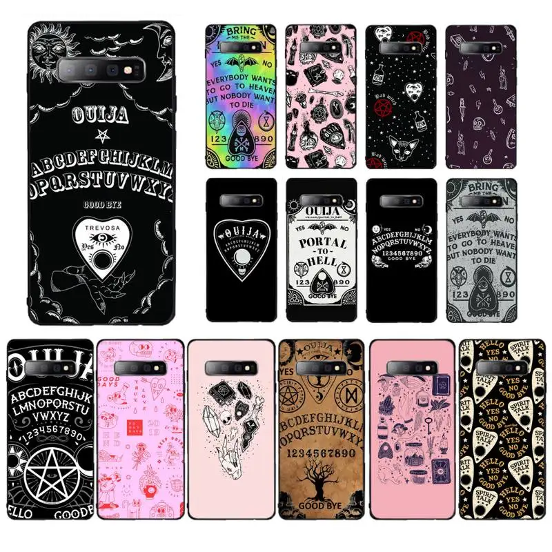 MaiYaCa Witches moon Tarot Witch Ouija Phone Case For Samsung S 6 7 8 9 10 20 plus lite edge Oppo A9 2020