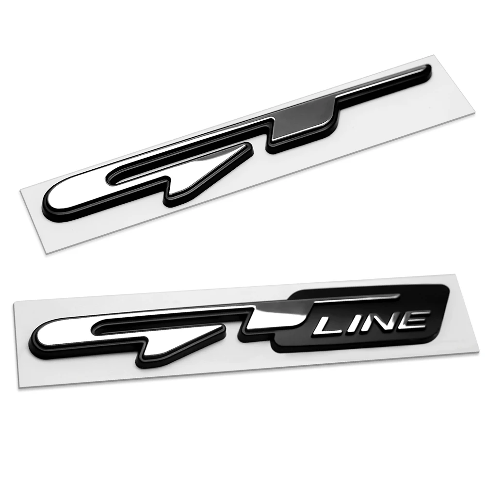Автомобильный Стайлинг кузова заднего багажника декоративная наклейка 3D ABS GT Line