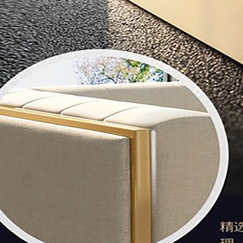 Скандинавский тканевый диван в современном минималистичном стиле для гостиной