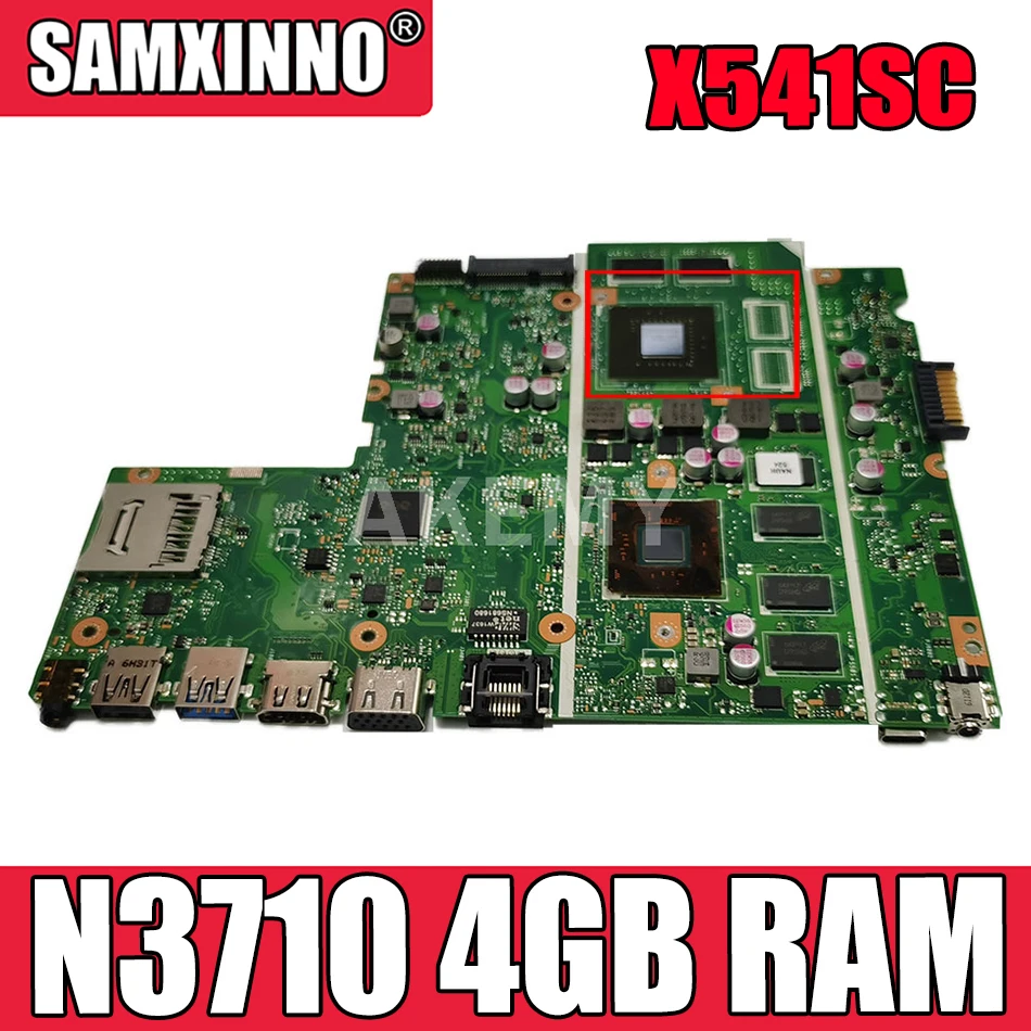 

90NB0CH0-R00030 X541SC материнская плата REV2.0 N3710 процессор 4 ГБ RAM для Asus X541S X541SC R541S D541S материнская плата ноутбука материнская плата