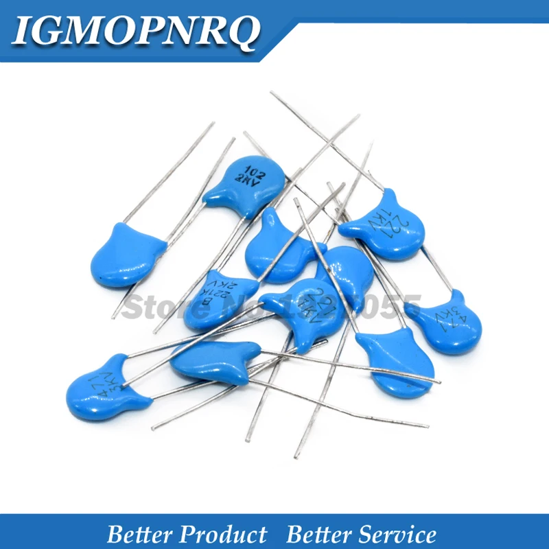 50PSC 330pF 1KV High voltage Ceramic Capacitor Assorted kit Assortment Set 331K | Электронные компоненты и