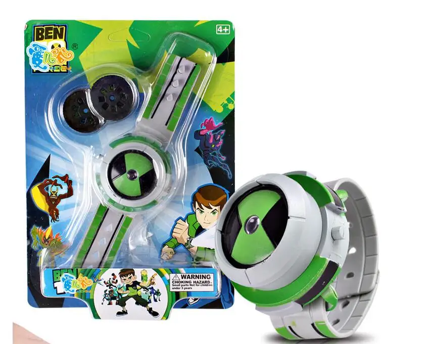 Бен 10 Часы Omnitrix игрушки для детей прожектор Часы подлинный Бен 10 проектор средняя поддержка детей рождественские игрушки