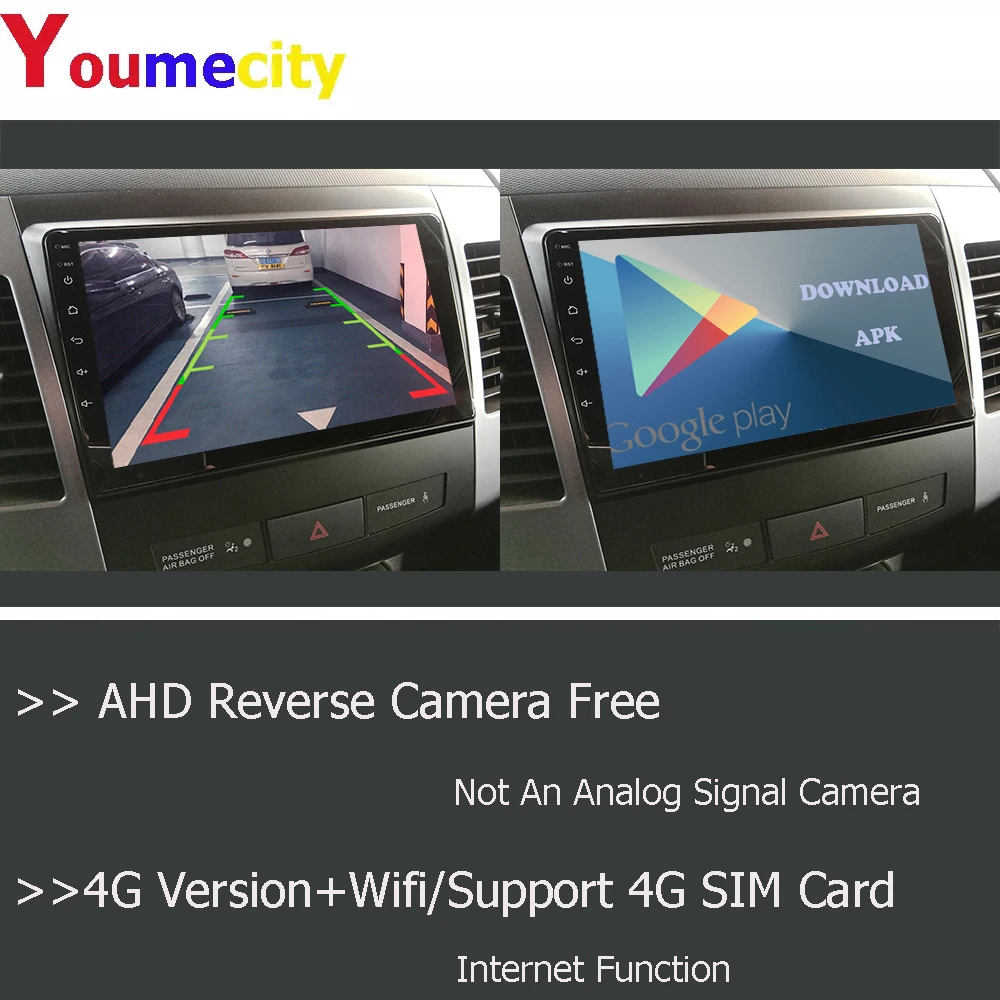 Автомобильный мультимедийный плеер 2 Din Android 10 Dvd Gps Авторадио навигация Wi Fi+4G Bluetooth