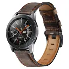 Ремешок для часов samsung Galaxy watch 46 мм, кожаный браслет для часов Gear S3 frontier Huawei watch 2 gt 46 мм, 22 мм