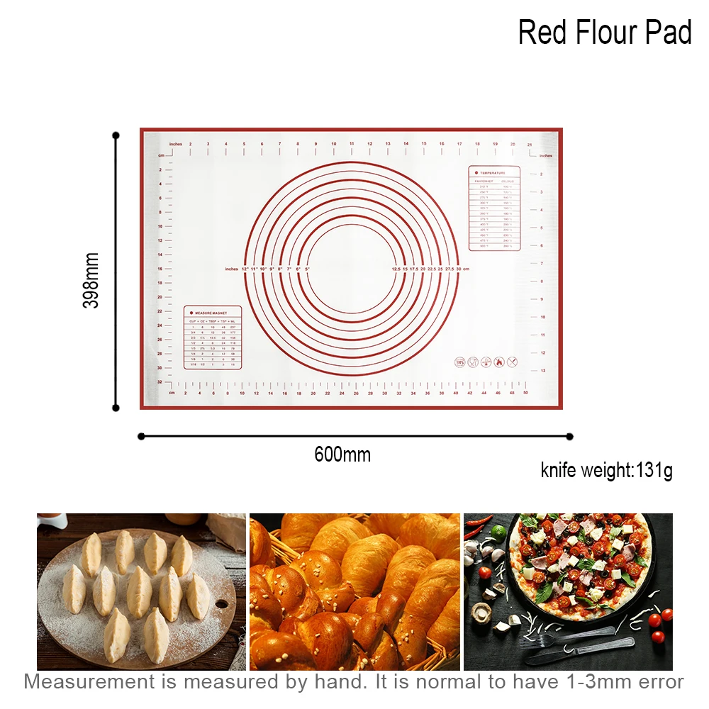 Регулируемая скалка для теста из нержавеющей стали с 4 съемными регулируемыми