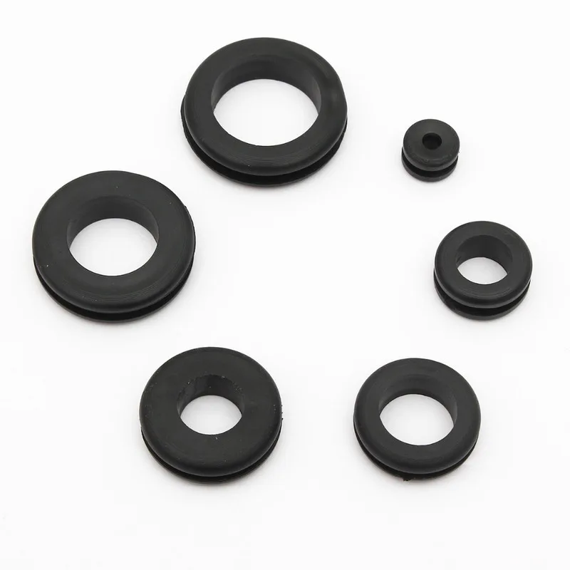 125 шт Черная уплотнительная втулка резиновое уплотнительное кольцо Ассортимент